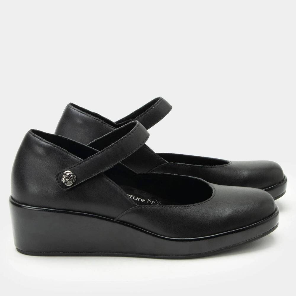 NEW ALEGRIA women's hayes shoe in black